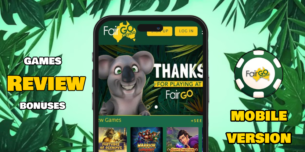 Fair GO casino Review: Registration, games, bonuses and mobile version